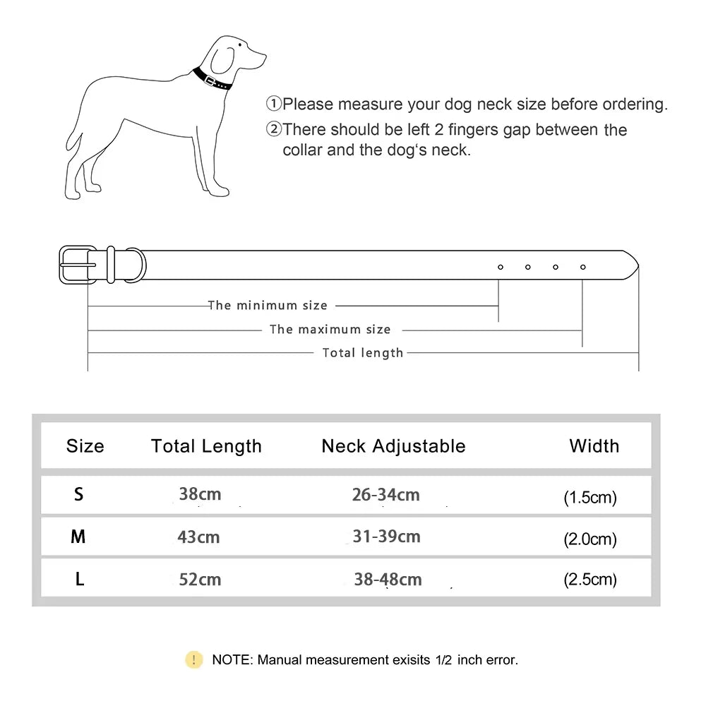 Luxury Rhinestones Studded Dog Collar