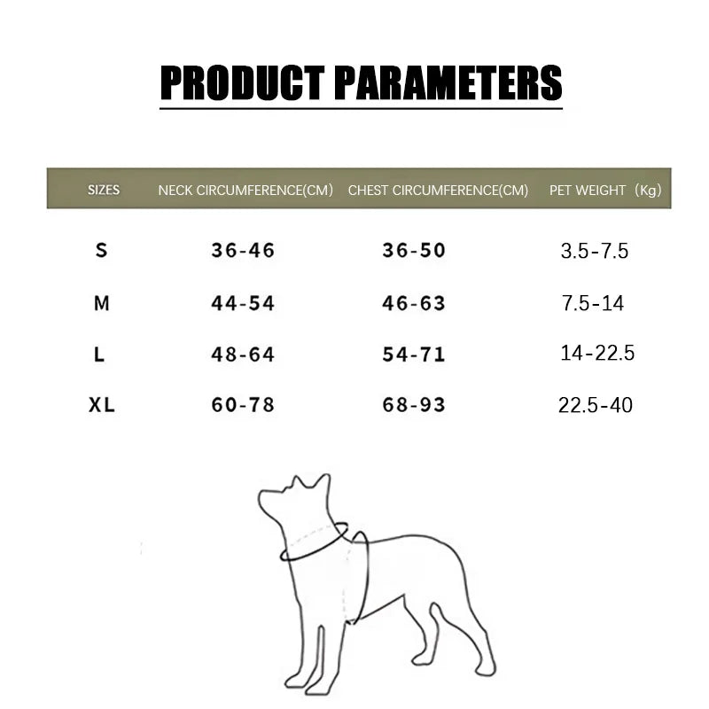 Tactical Dog Harness and Leash Set