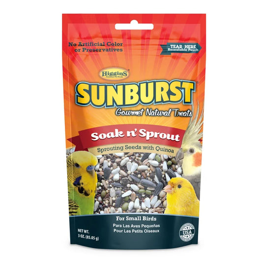 Higgins Sunburst Soak n' Sprout Small Bird Treat, 3 Oz