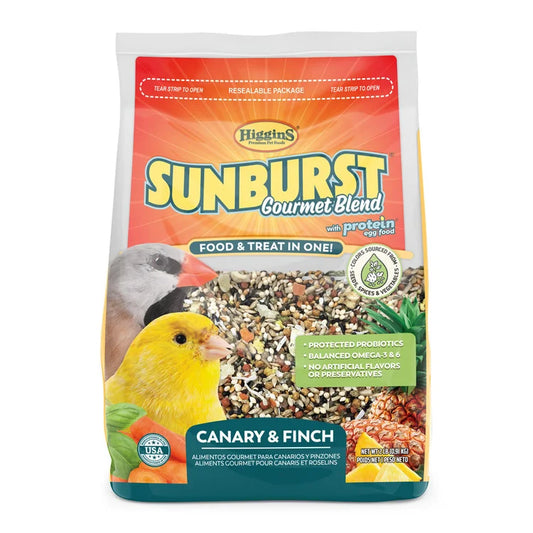 HIGGINS SUNBURST GOURMET BLEND CANARY & FINCH, 2 lbs