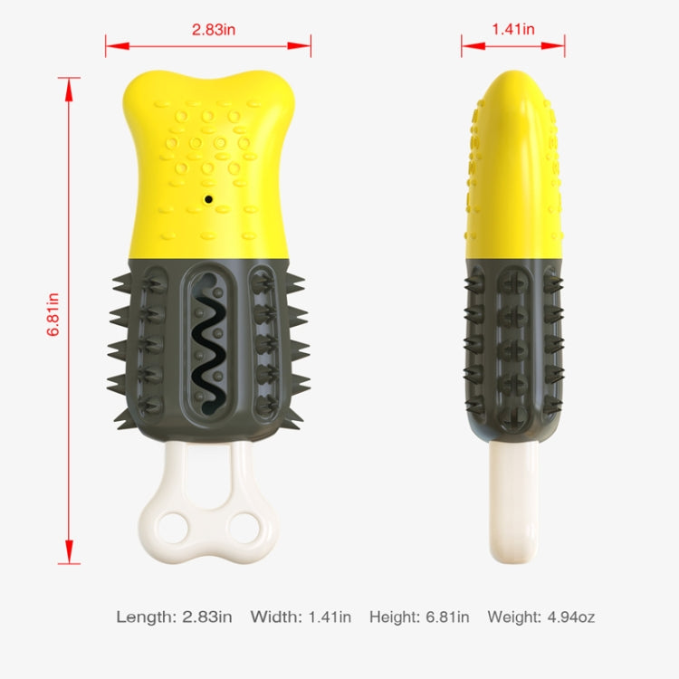 Durable Dog Teeth Cleaning Chew Toy - Popsicle Shaped