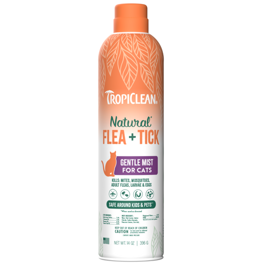 TropiClean Natural* Flea + Tick Cat + Home Easy Mist Spray