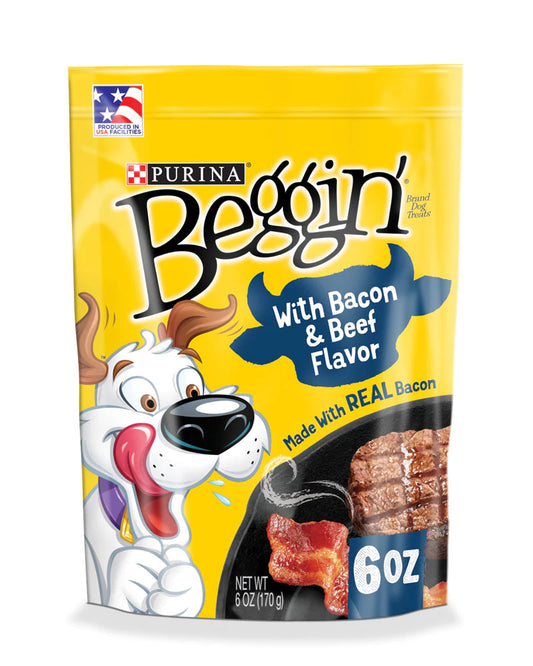 Beggin With Bacon And Beef Flavor Dog Treats