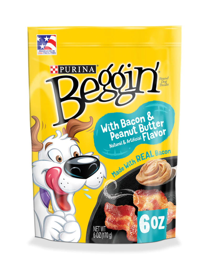 Beggin With Bacon And Peanut Butter Flavor Dog Treats