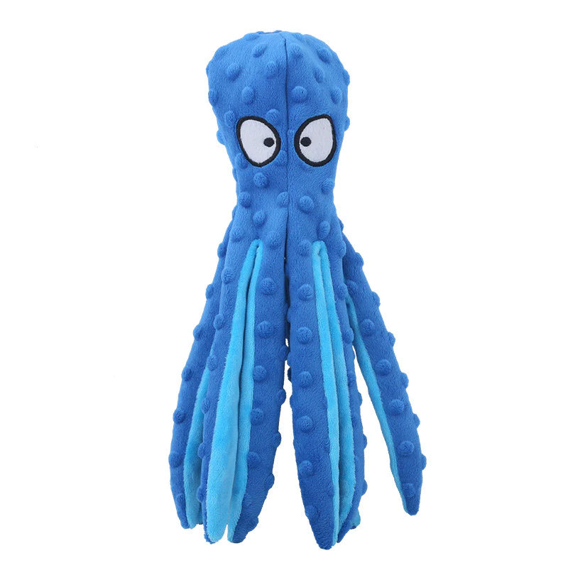 Octopus Soft Plushy Squeaky Dog Toy