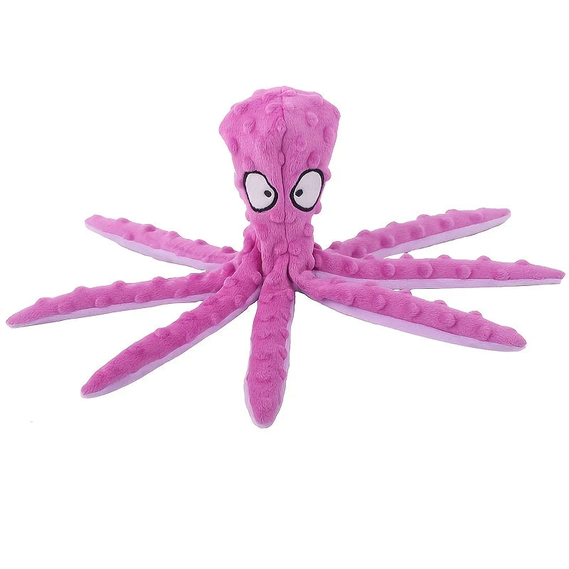 Octopus Soft Plushy Squeaky Dog Toy