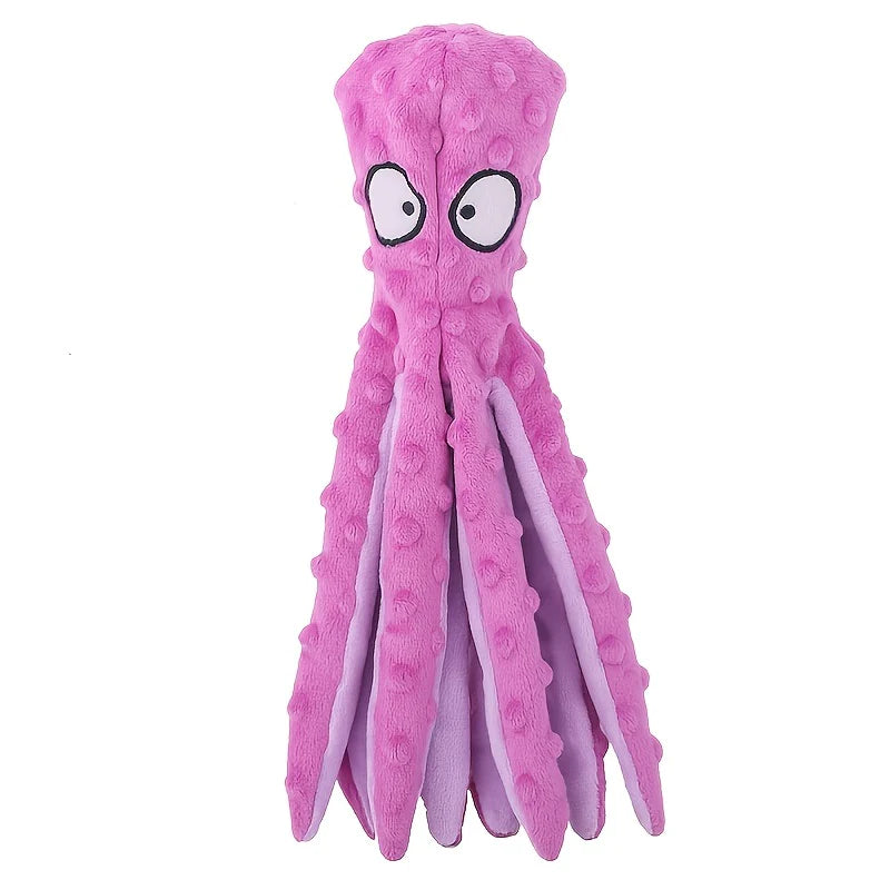 Octopus Soft Plushy Squeaky Dog Toy