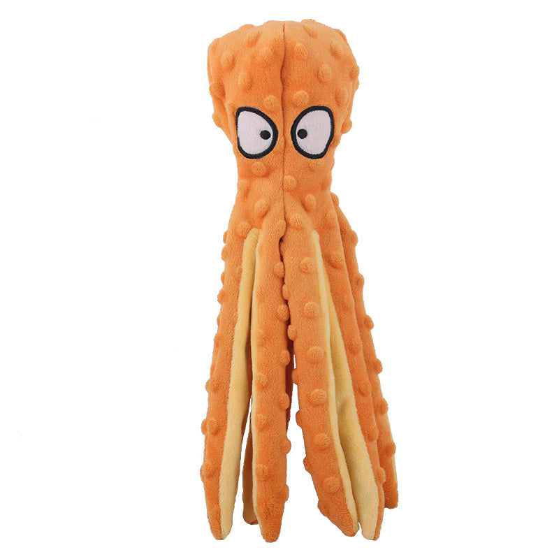 Octopus Soft Plushy Squeaky Dog Toy