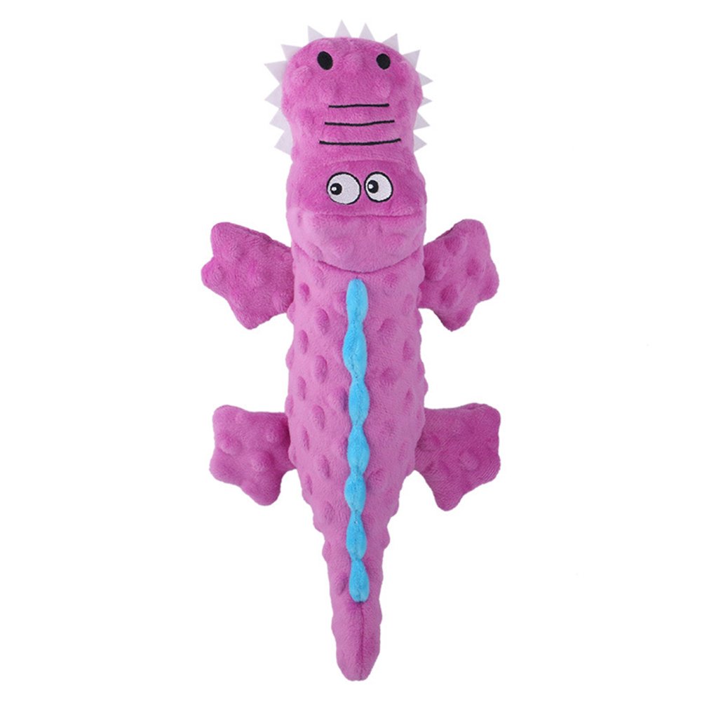 Soft Plush Durable Squeaky Crocodile Dog Toy