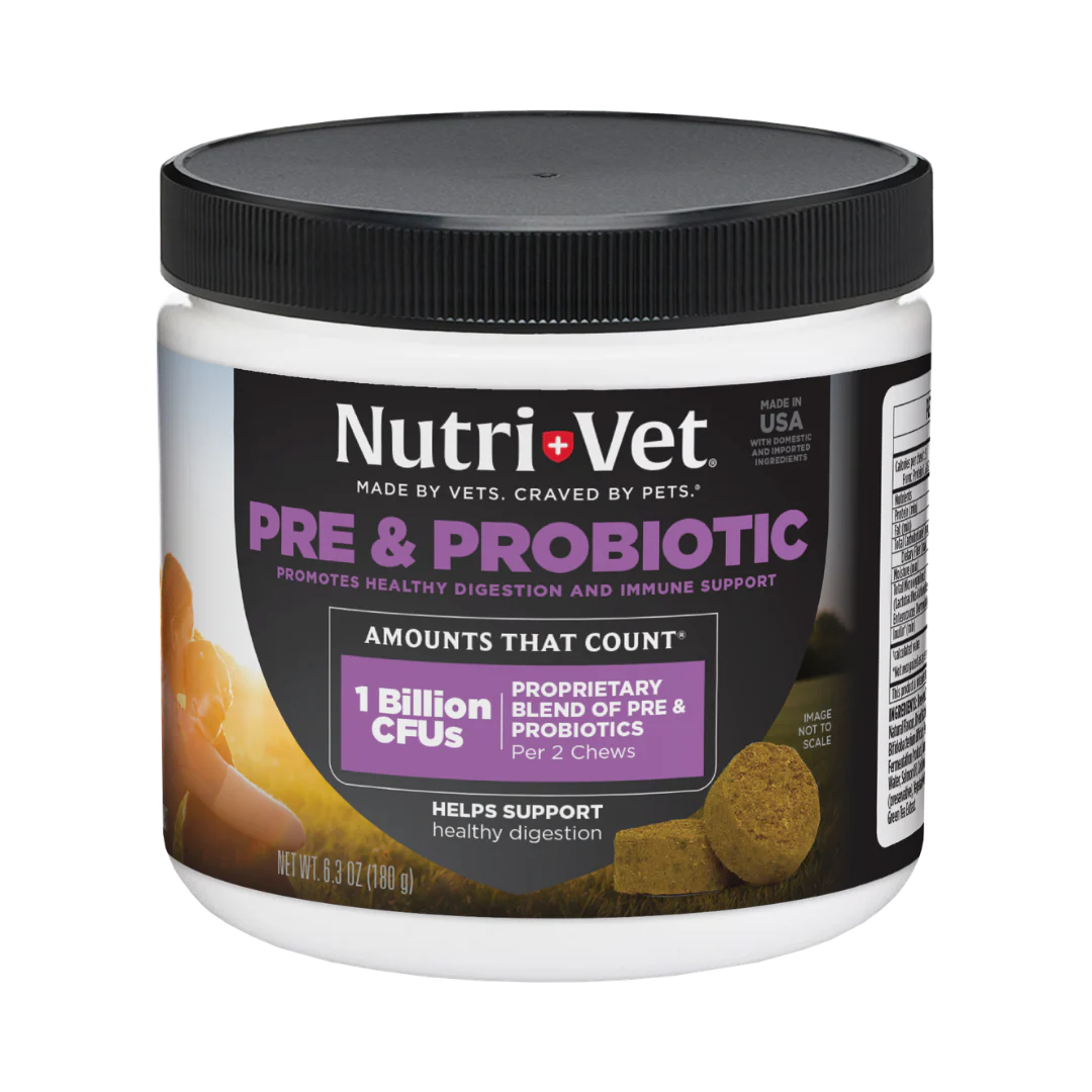 Nutri-Vet Pre & Probiotic Soft Chews for Dogs