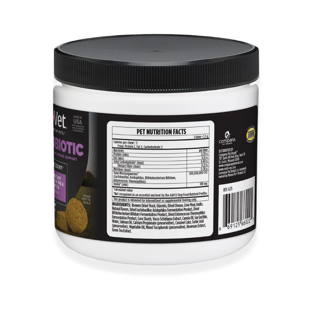 Nutri-Vet Pre & Probiotic Soft Chews for Dogs