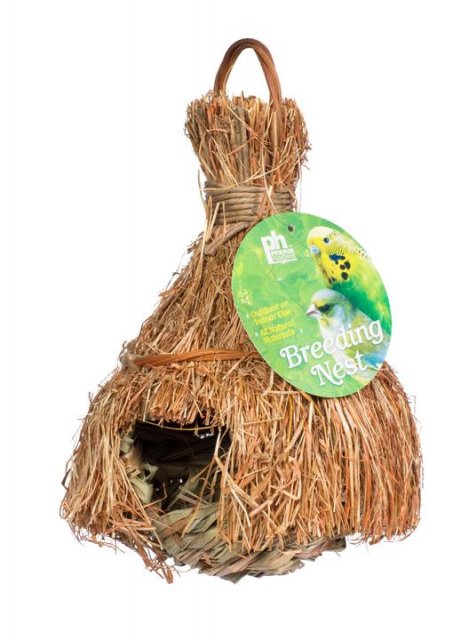Prevue Finch Tiki Hut Breeding Nest