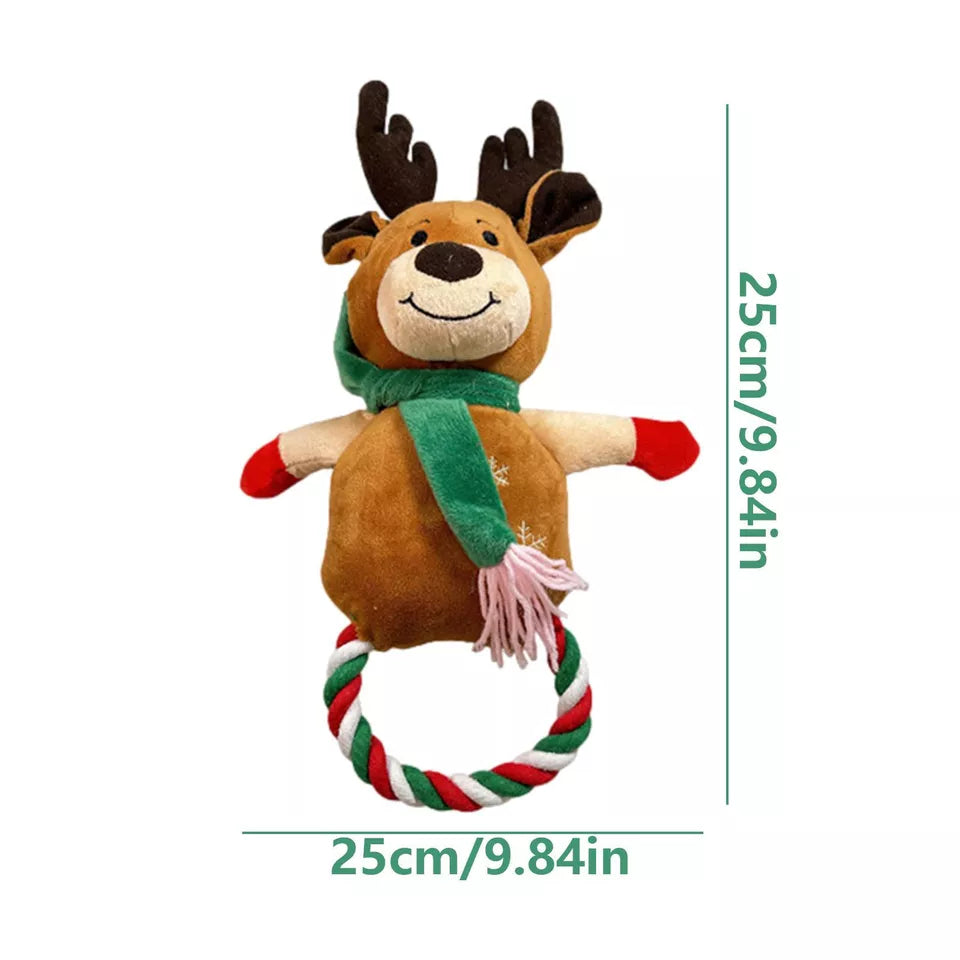 Christmas Dog Squeaky Chew Toys