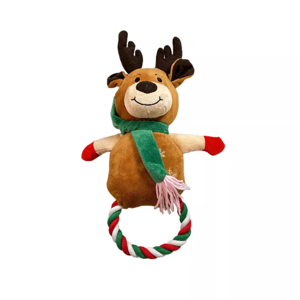 Christmas Dog Squeaky Chew Toys