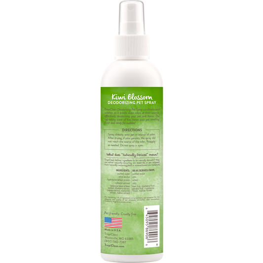 TropiClean’s Kiwi Blossom Deodorizing Pet Spray