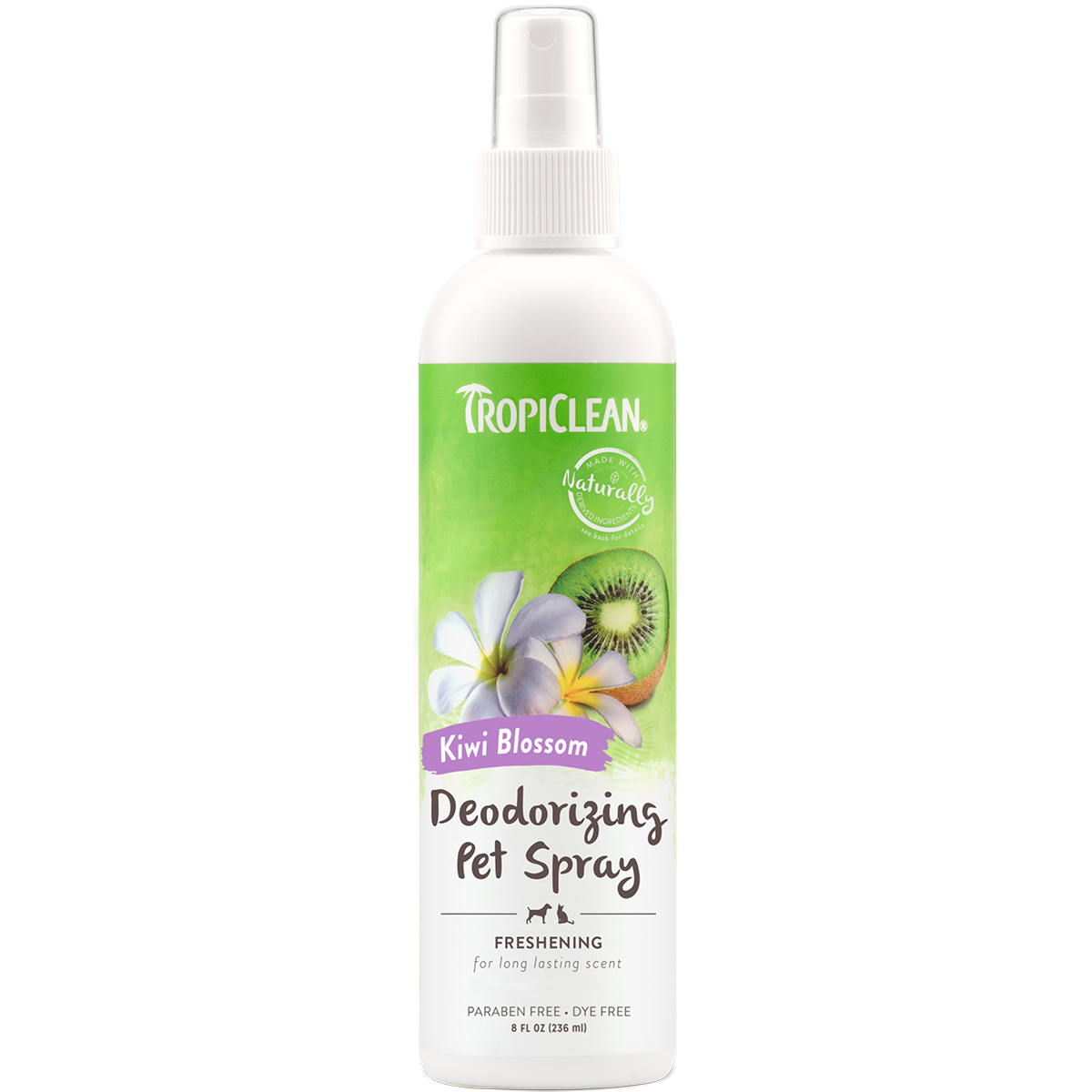 TropiClean’s Kiwi Blossom Deodorizing Pet Spray
