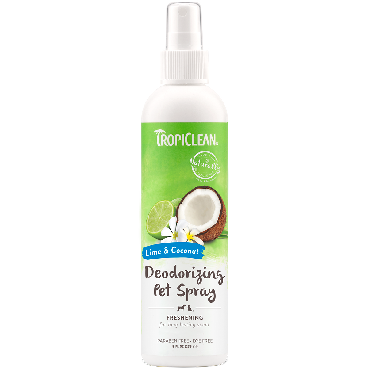TropiClean Lime and Coconut Deodorizing Spray for Pets
