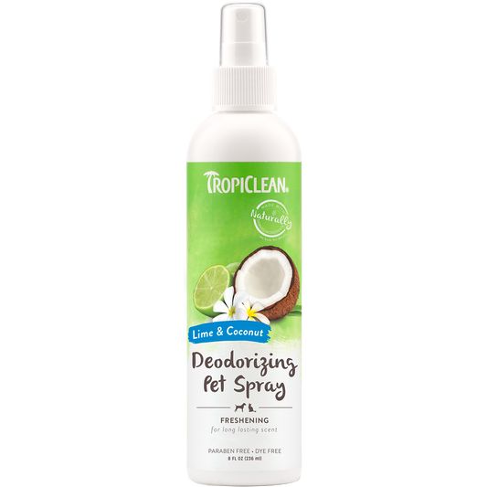 TropiClean Lime and Coconut Deodorizing Spray for Pets