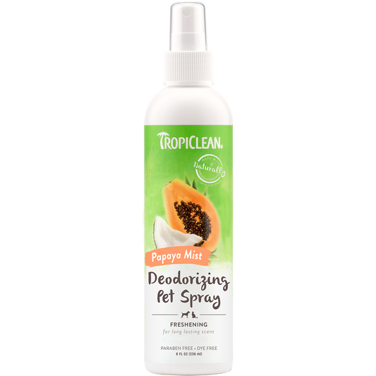 Tropiclean Papaya Mist Deodorizing Cologne Spray For Dogs and Cats, 8 oz.