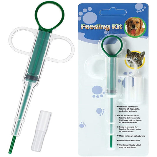 Pet Feeding Kit - Syringe Feeding Tool With Soft Tip For Cats, Dogs And Small Animals