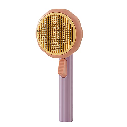 Automatic Clean Pumpkin Pet Brush