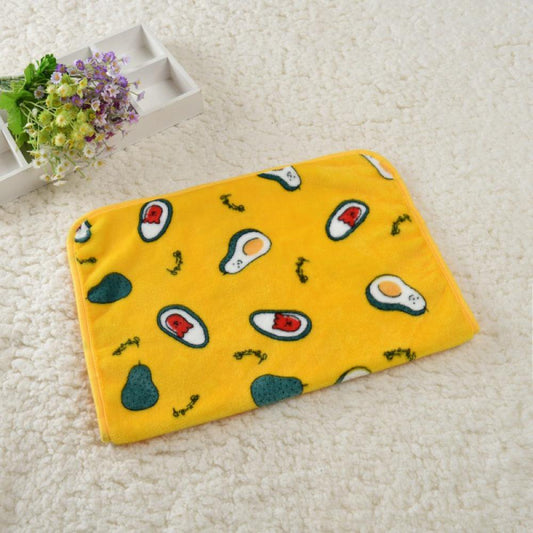 Super Soft Cute Printed Pattern Pet Blankets