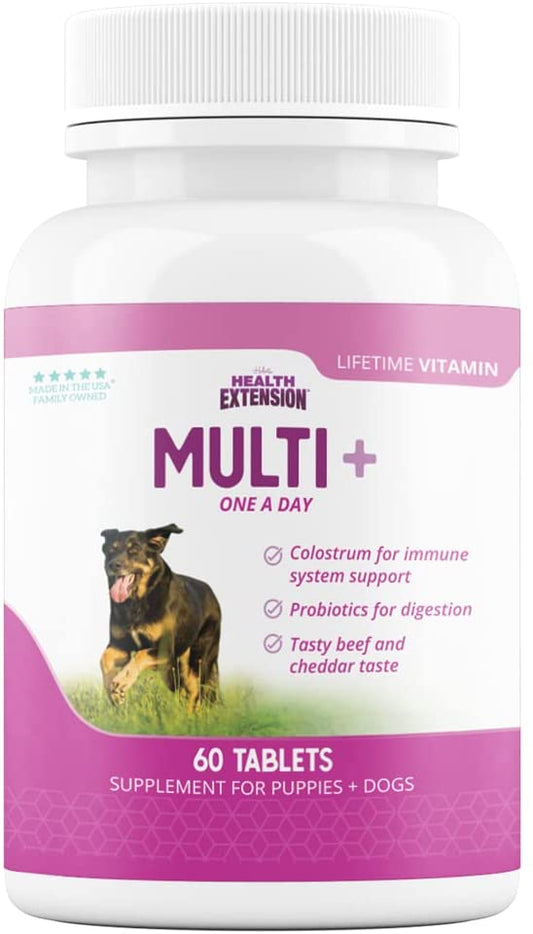 Health Extension Lifetime Multivitamin and Minerals for Dogs & Puppies, 60 tablets