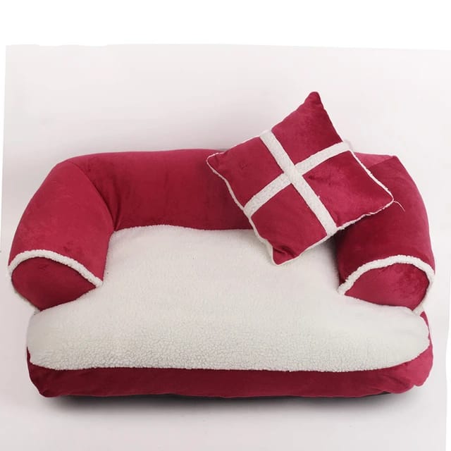 Pet Sofa Bed with Pillow