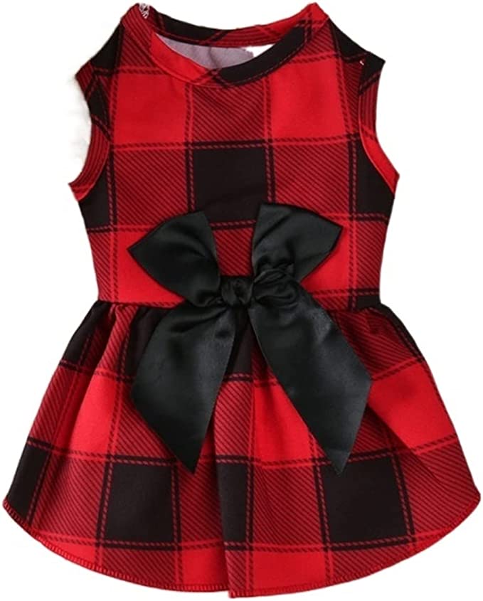 Christmas Plaid Princess Dress