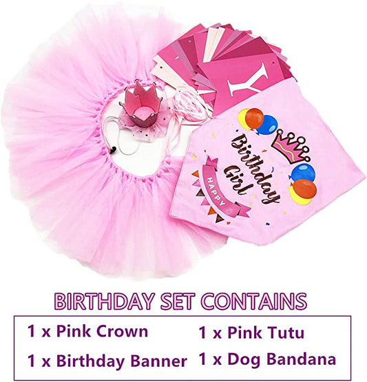 Dog Birthday Bandana Girl - Birthday Party