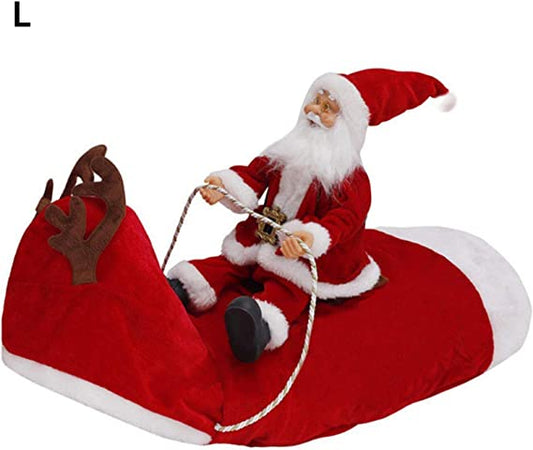 Santa Riding Deer Dog Christmas Costume