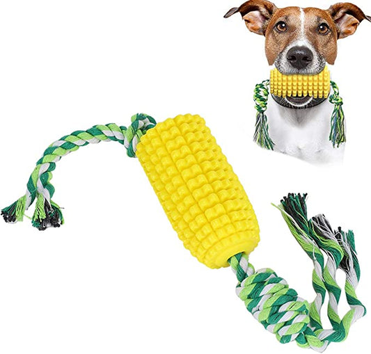 Durable Teeth Cleaning Dog Chew Toy with Cotton Rope