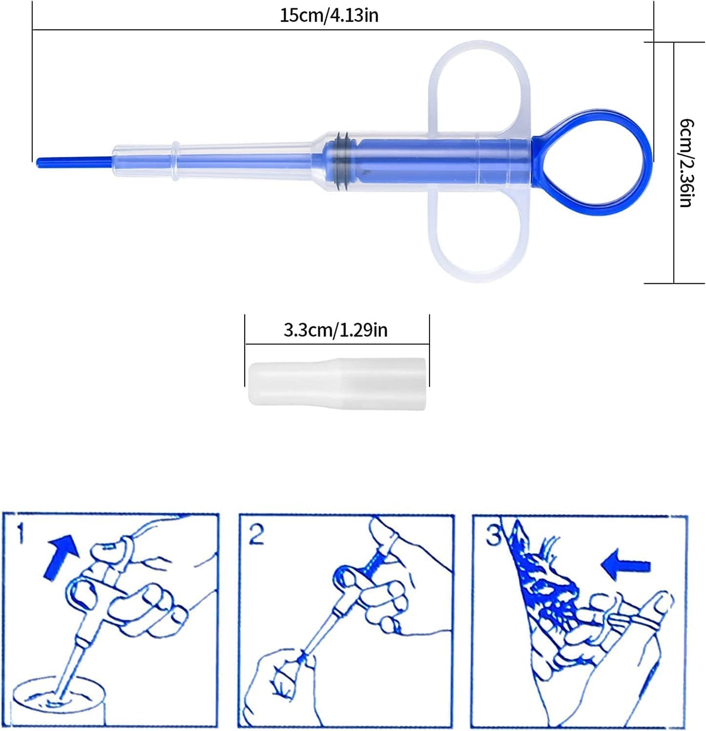 Pet Feeding Kit - Syringe Feeding Tool With Soft Tip For Cats, Dogs And Small Animals