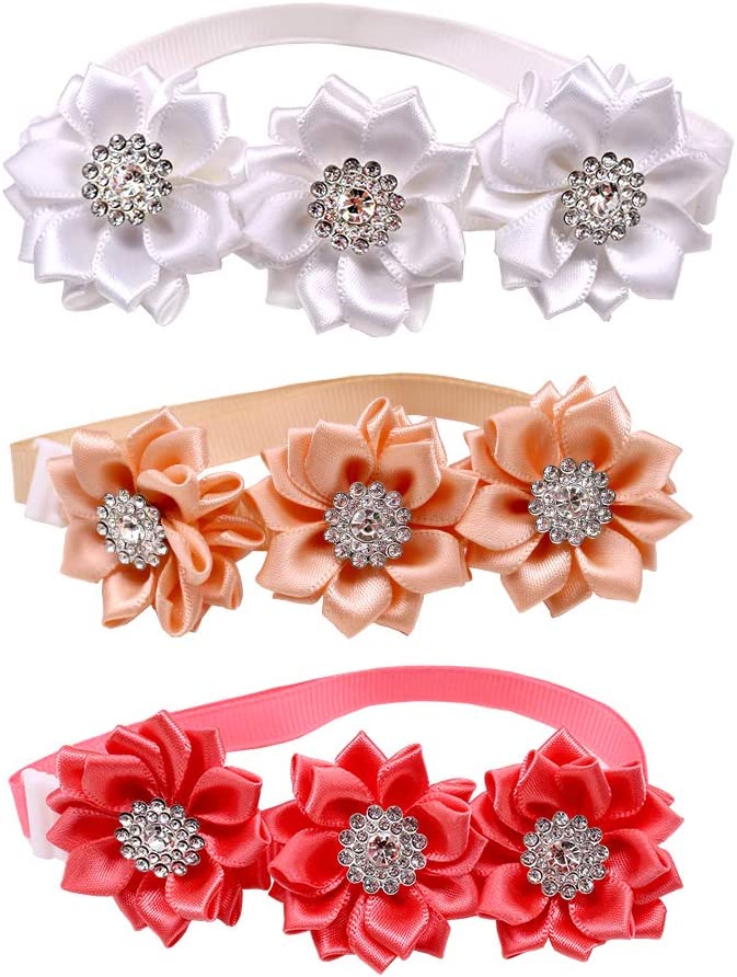 Adjustable Flower Crystal Collar