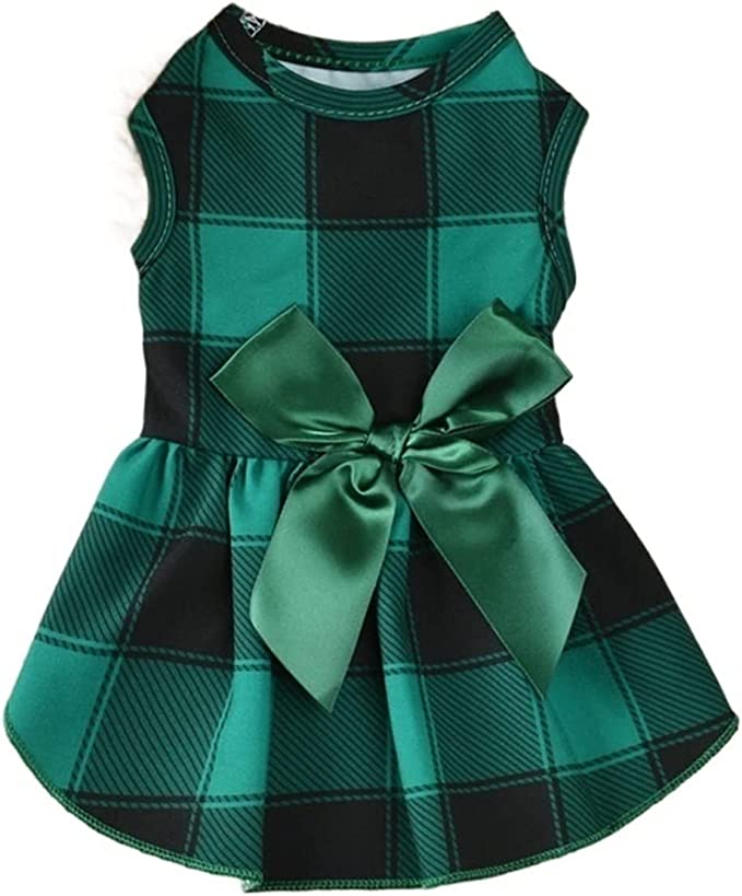 Christmas Plaid Princess Dress