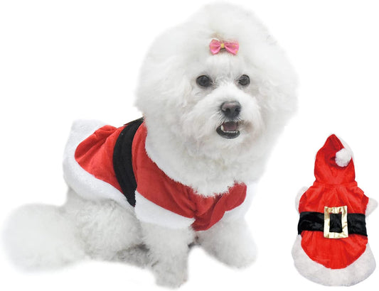 Santa Costume Christmas Pet Clothes