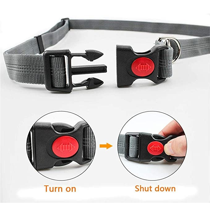 Hands-Free Reflective Retractable Bungees Dog Leash