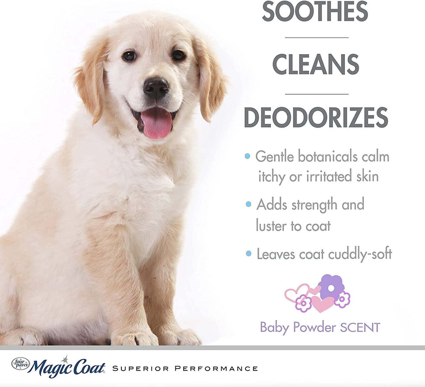 Magic Coat Gentle Tearless Dog Shampoo, Made in USA