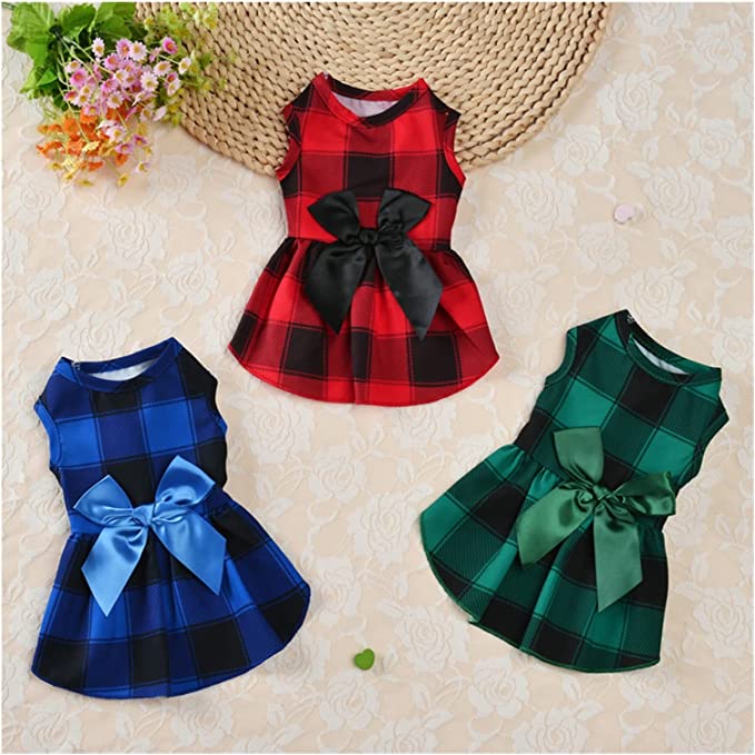 Christmas Plaid Princess Dress