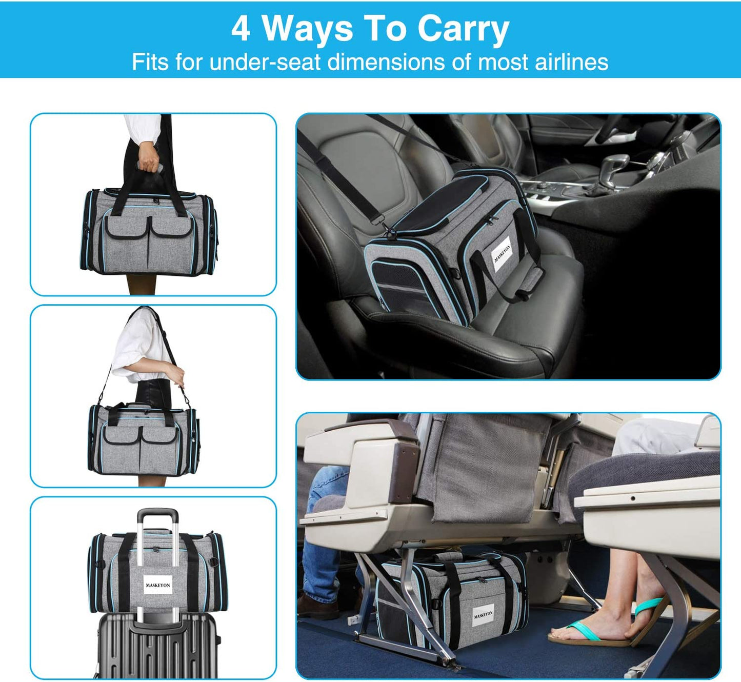 Airline Approved Expandable Pet Carrier