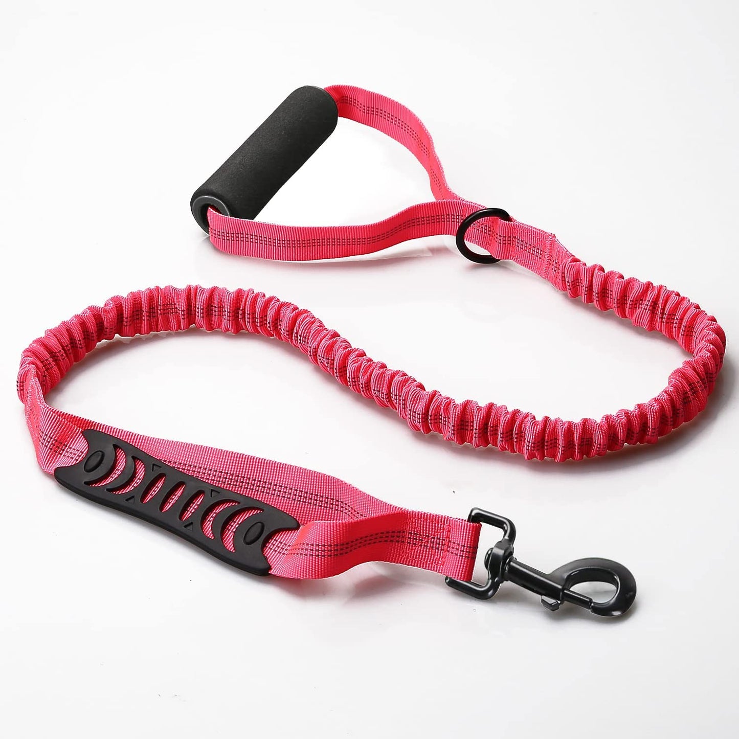 Heavy Duty Reflective Bungee Leash with Padded Handle