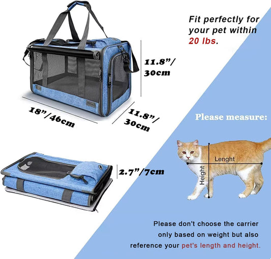 Pet Privacy Protection Travel Carrier