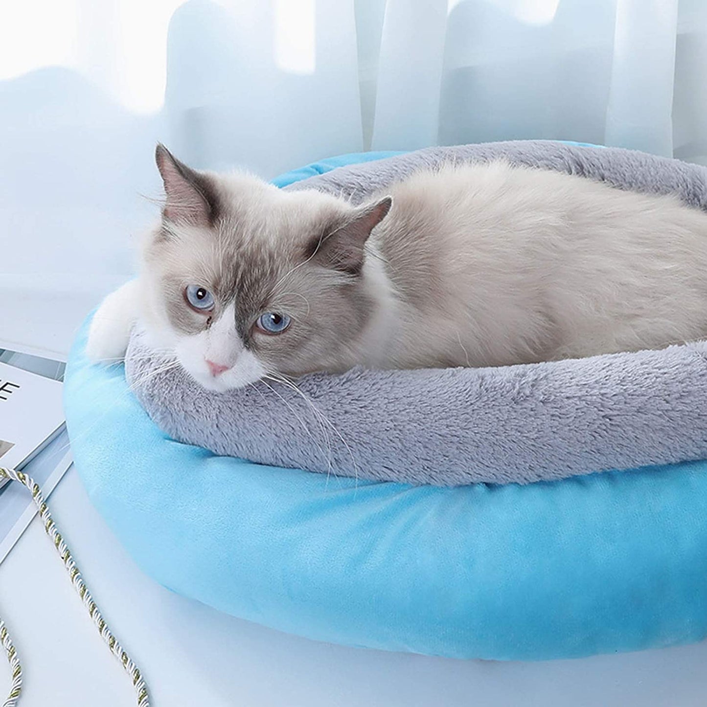 Round Plush Pet Bed