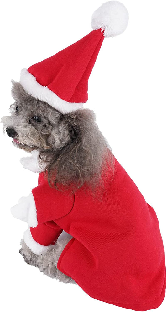 Santa Claus Dog Christmas Costume