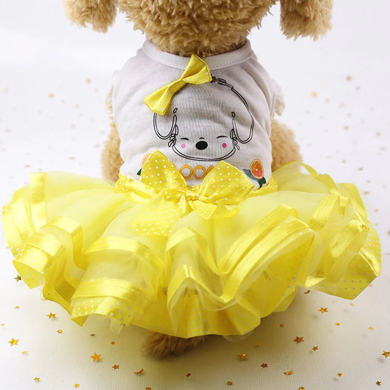 Cute Dog Tutu Princess Dress