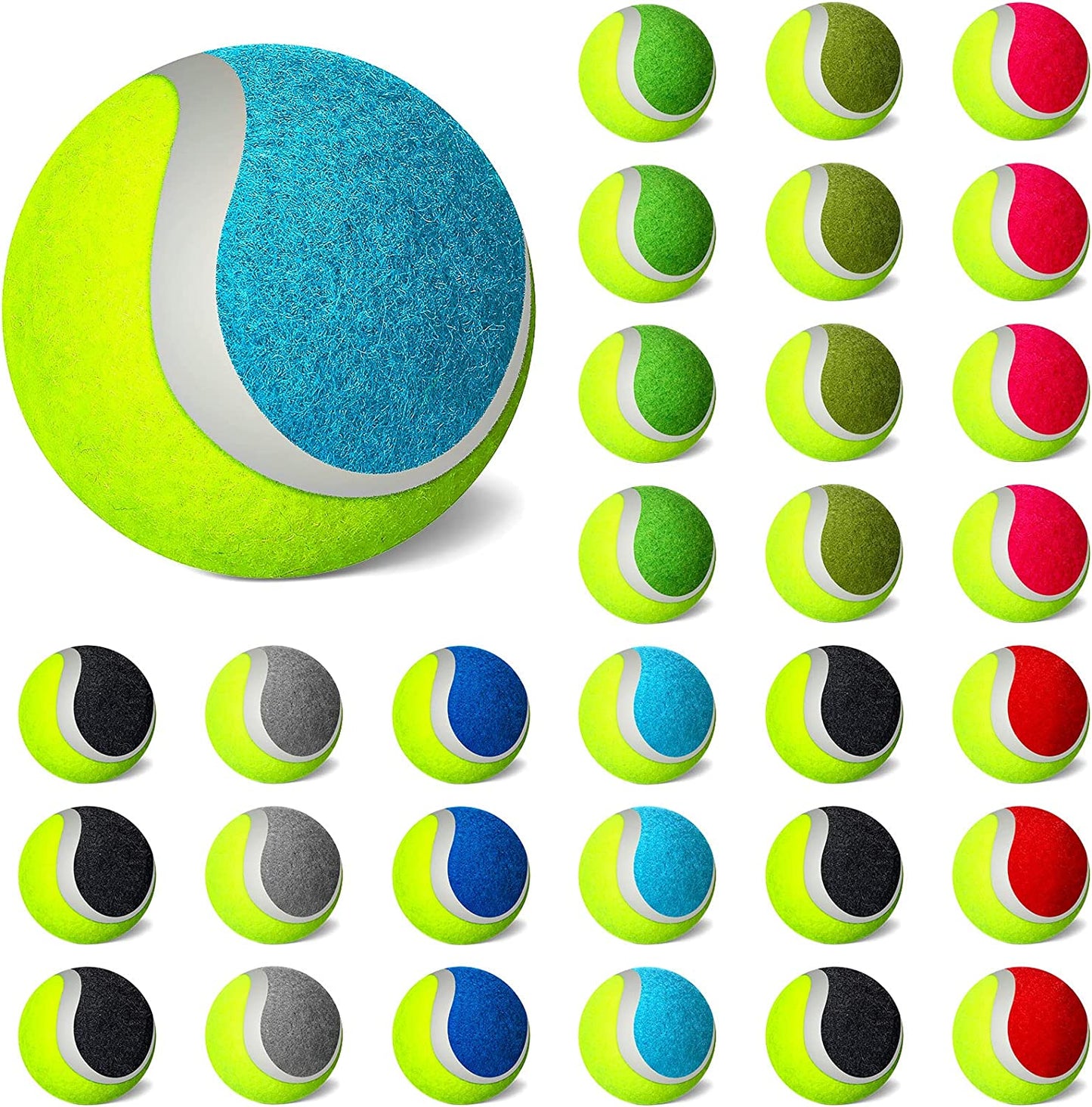 Colourful Tennis Balls for Dogs
