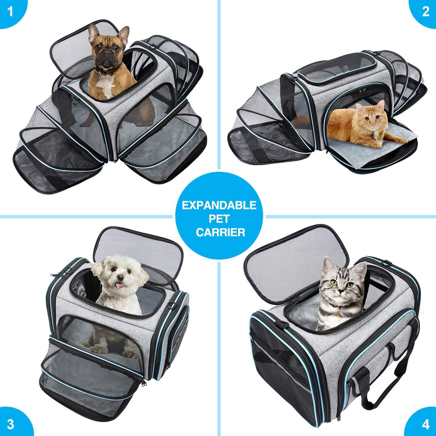 Airline Approved Expandable Pet Carrier