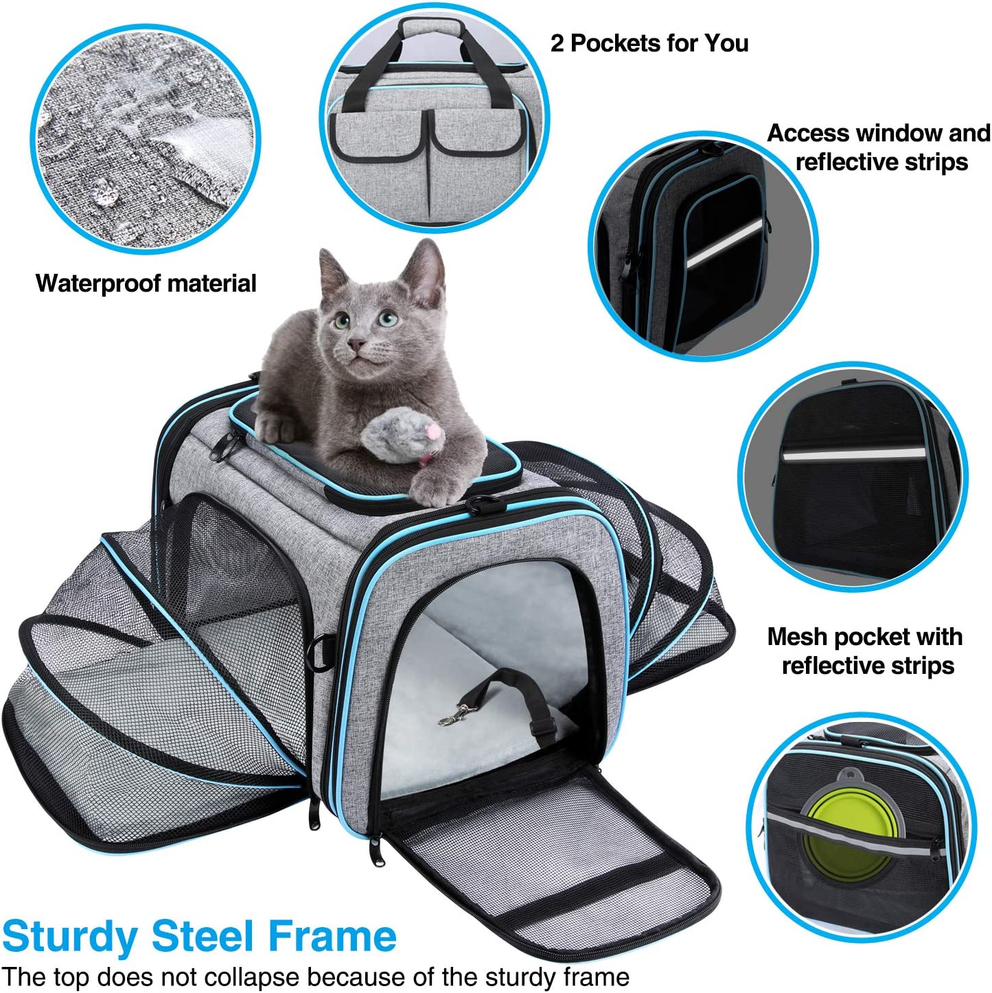 Airline Approved Expandable Pet Carrier