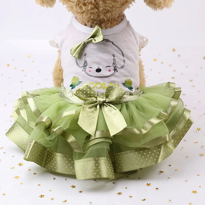 Cute Dog Tutu Princess Dress