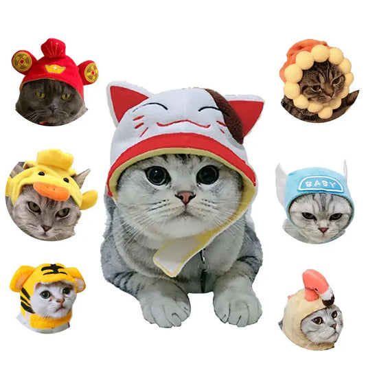 Cute Pet Hats for Cats Small Dogs Kitten Puppy